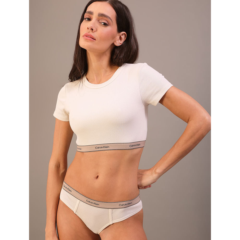 Imagem Calcinha Tanga Heritage Cotton - Off White