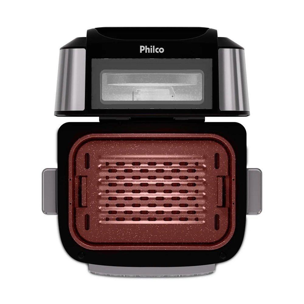Fritadeira Air Fry Philco PAF12A 12 Litros 1800W - Painel Digital, 15 Funções, Grill, Preto/Inox 110v · foto 2