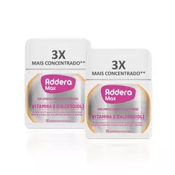 Kit 2 Vitaminas D Addera Max - 30 Comprimidos