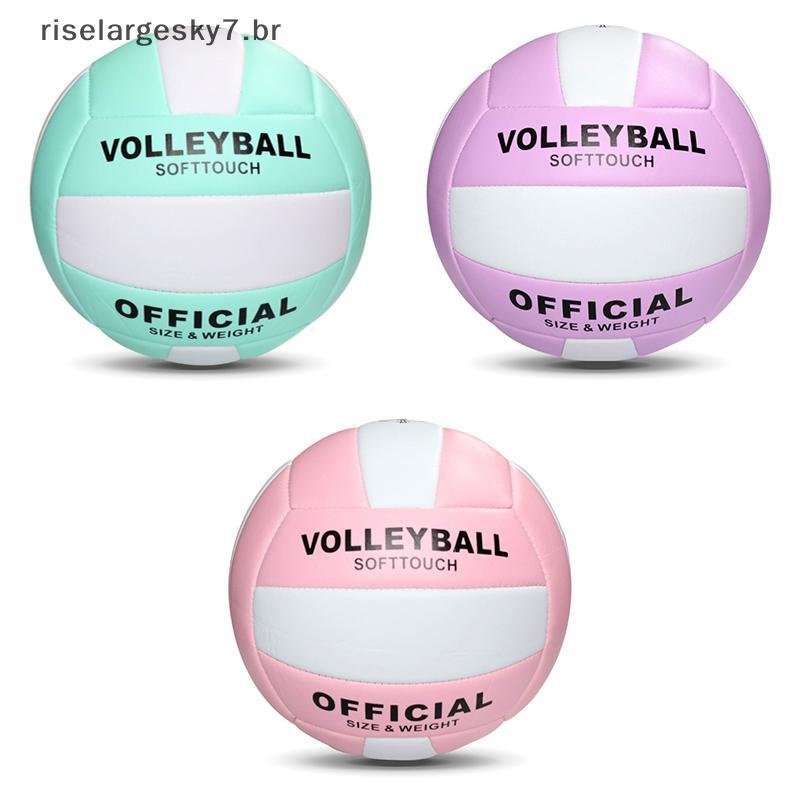 risela Voleibol Competição Profissional PVC Tamanho 5 Para Praia Acampamento Ao Ar Livre Vôlei Jogo Interno Bola De Trei