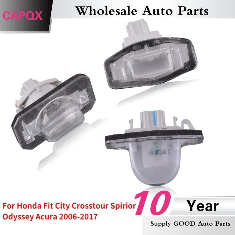 Lente Da Lâmpada De Luz Placa De Licença CAPQX Para Honda Fit City Crosstour Spirior Odyssey Acura 2006-2016 2017 OEM # 
