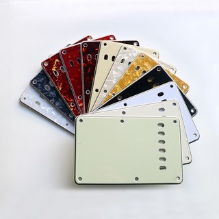 Dongli guitarra elétrica nova marca branco cremoso amarelo pérola ST capa traseira preto 3 camadas 6 buracos Retro branc