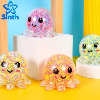 Sinth Luz Brilhante Lula Ventilação Bola Espremer Brinquedos Bolha Polvo Alívio Do Estresse Brinquedo BR