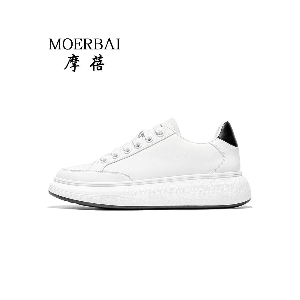 Mobe sapatos masculinos primavera 2026 novo estilo sapatos brancos all-match sapatos casuais masculinos respirável all-m