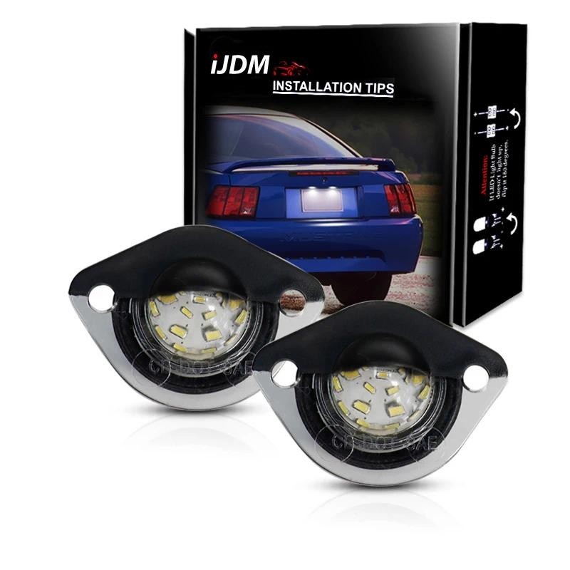 2 Pçs Branco LED Luz Da Placa De Licença Lâmpada Identificação Para Ford Mustang GT 1994 1995 1996 1997 1998 1999 2000 2