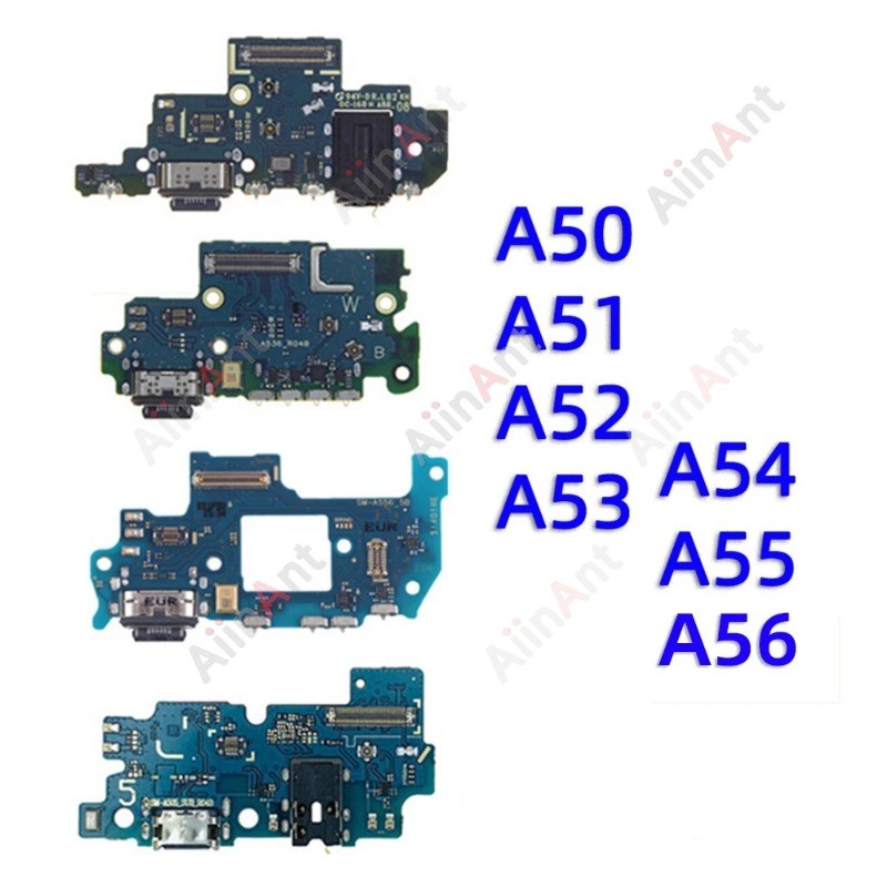 Dock Placa USB Carregador Conector Porta Cabo Flexível Para Samsung Galaxy A56 A