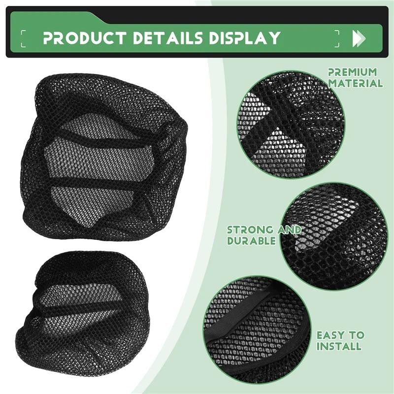 A28G-Motocicleta Protegendo Almofada Capa De Assento 3D Net Para CFMOTO 700MT Tecido Sela