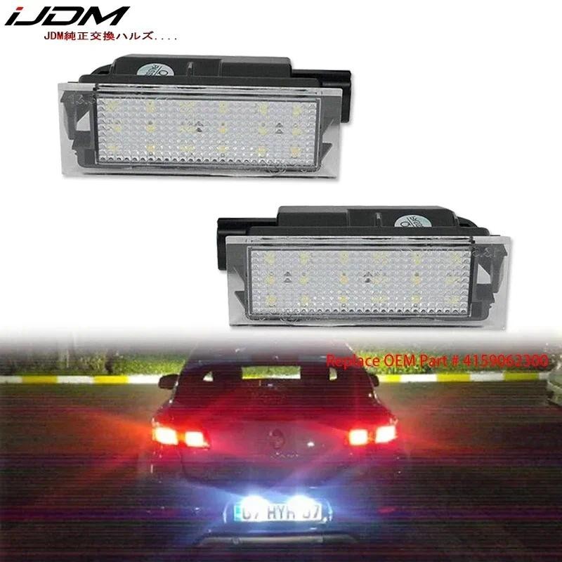 iJDM Canbus Placa De Identificação LED Luz Para Renault Laguna Master Megane Trafic MK3 Número Lâmpadas 12V Branco
