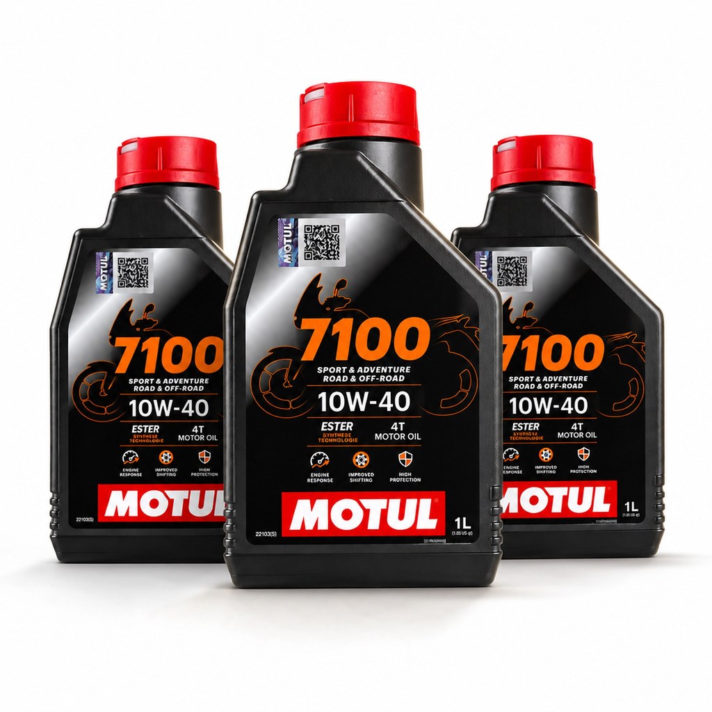 Kit Óleo Motul 7100 4t 10w40 3 Litros ( 3 Unidades)