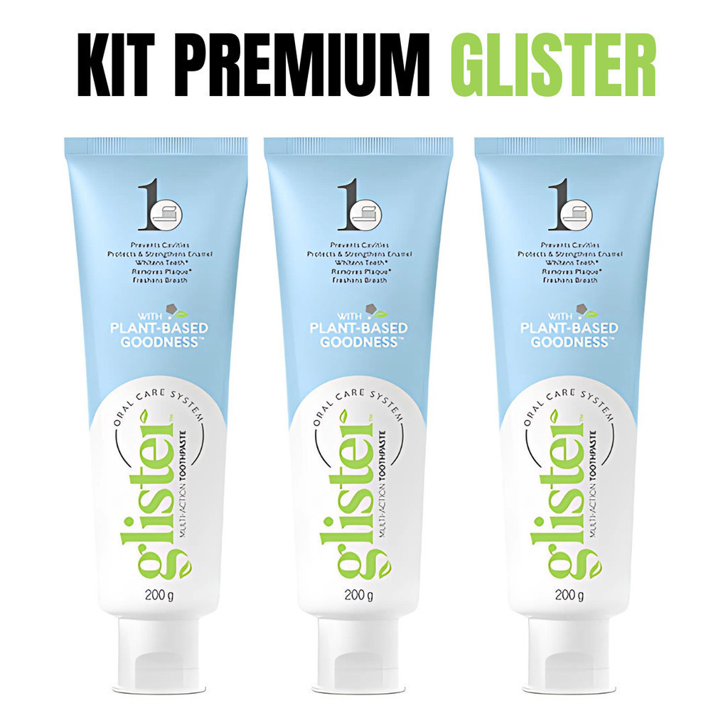 Creme Dental G. A. Natural - Kit 3 Unid. 200g Pasta De Dente