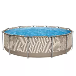 Piscina com Armação Circular 10.200L MOR