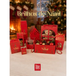 10 Embalagens Caixa de Natal Para Presentes e Lembrancinhas Vários Modelos Idéia 2026 Chocobraz
