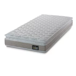 Colchão Solteiro Espuma D33 88cmx19cmx188cm One Face Millenium Hellen Colchões Bege Solteiro