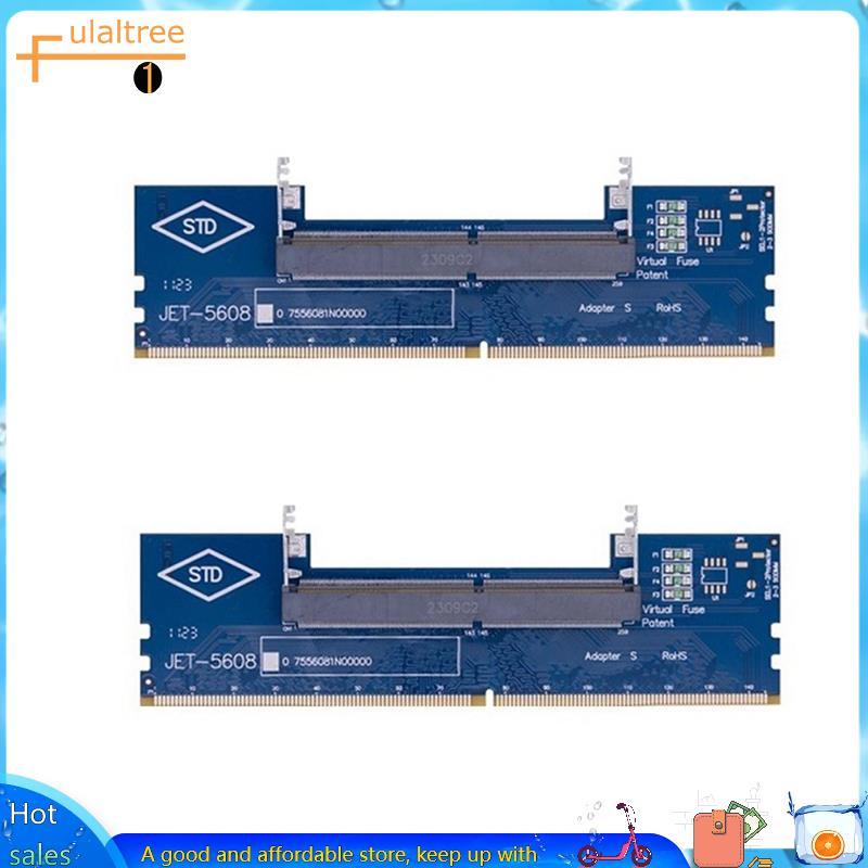2 Pcs Laptop Para PC Desktop SO-DIMM Cartão DDR4 Memória RAM Adaptador De Teste