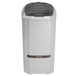 Lavadora Tanquinho 15kg Colormaq Ecomax LCS15 Semiautomática Prata Elétrica Maquina Lavar Roupas