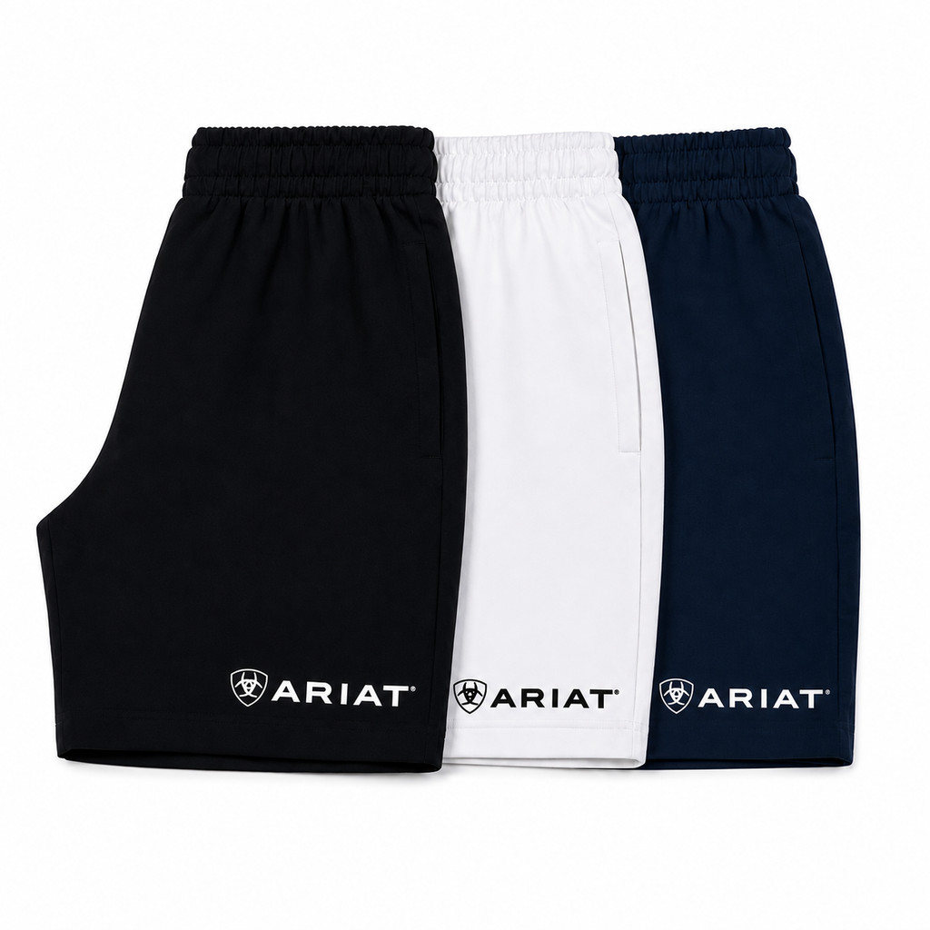 KIT 3 Bermuda Masculina ARIAT WESTERN COUNTRY Short Tactel Com Elastano TXC TX FARM TEXAS Moda Praia Esportivo Academia