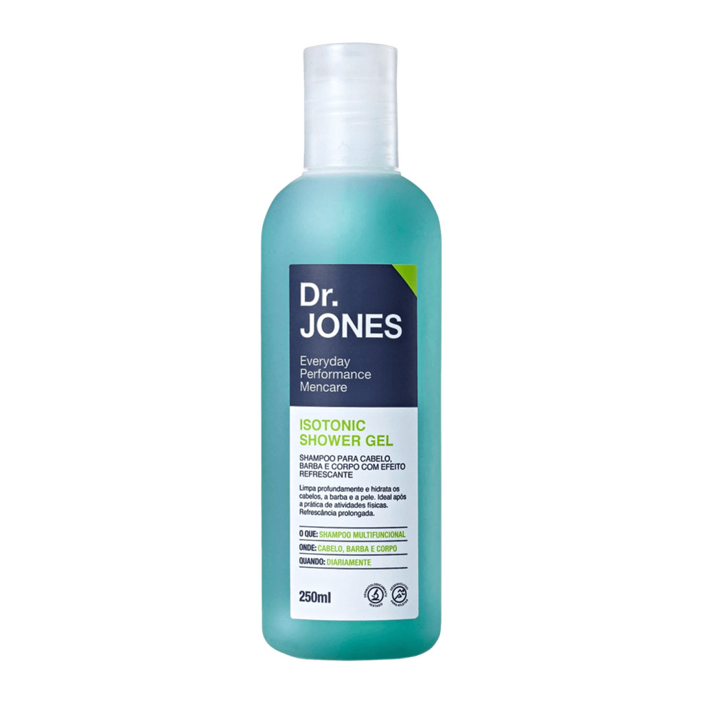 Dr. Jones Isotonic Shower Gel - Shampoo para Barba, Cabelo e Corpo 250ml
