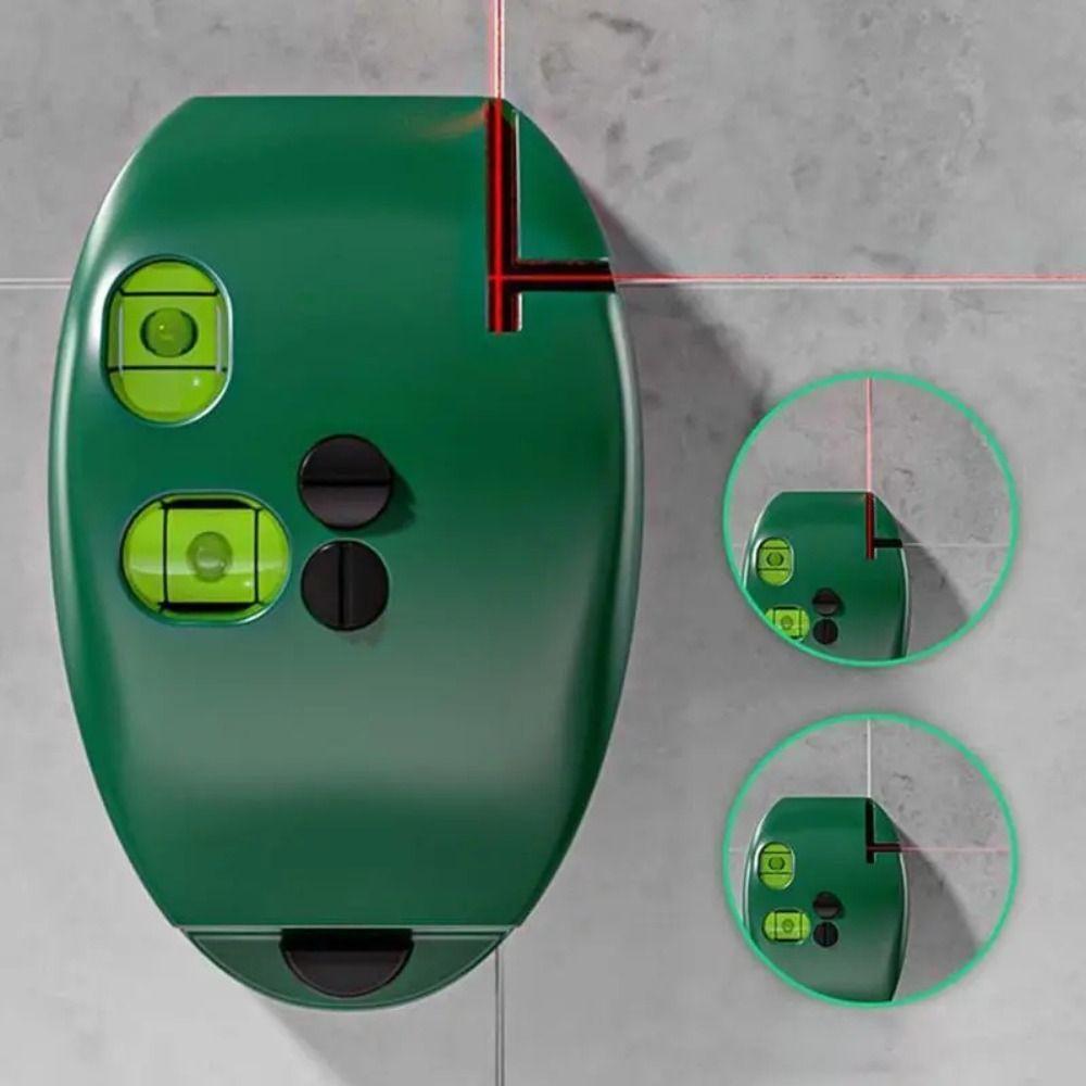 Nível De Laser Do Mouse  , Bolha De Ângulo Reto Infravermelho De Linha Horizontal , Alta Precisão