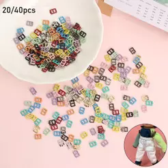 SUBEI 20/40pcs Fivela Tri-glide Buckle 2.5mm Mini Sacos De Brinquedos Recheados Ultra-Pequenos Acessórios Para Bonecas