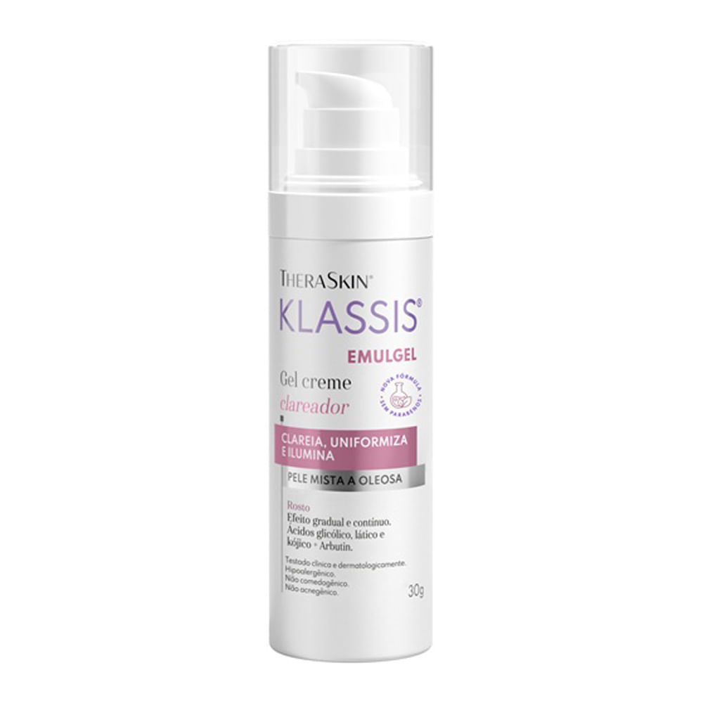 Klassis TheraSkin FPS 20 Emulgel Clareador 30g · foto 2