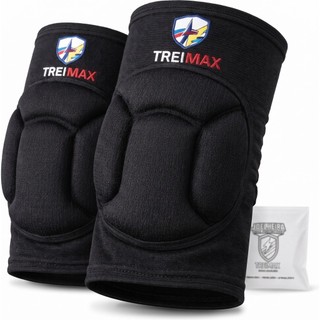 Joelheira Premium Vôlei Anti Impacto Acolchoamento Anatômico Com Bag Treimax Sports Esportes Dança Futsal Par