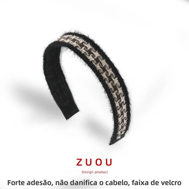 Faixa de Cabelo Mágica Adesiva para Mulheres, Ferramenta de Cuidado Capilar, Faixa para a Testa, Clipe de Cabelo de Comp