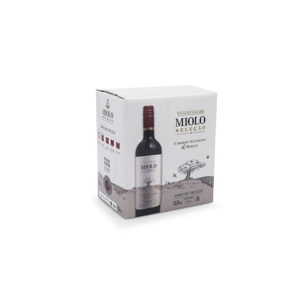 Vinho Miolo Seleção Cabernet Sauvignon e Merlot 3L