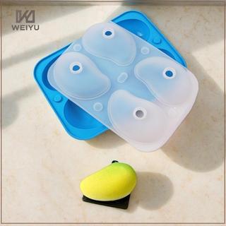 WEIYU 3D Manga Molde De Chocolate 4 Cavidades Mousse De Silicone Fácil Liberação Para Pudim DIY Cozimento BR