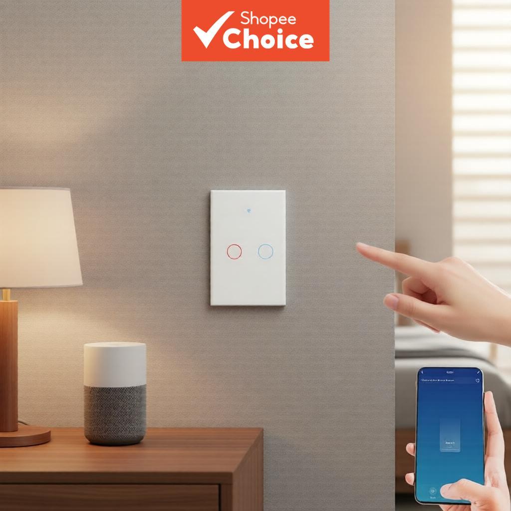 Interruptor Inteligente Para Tuya WiFi De Luz Eua 120 Tipo Painel Toque Parede Sem Fio 1/2/3/4 Gang Suporte Funciona