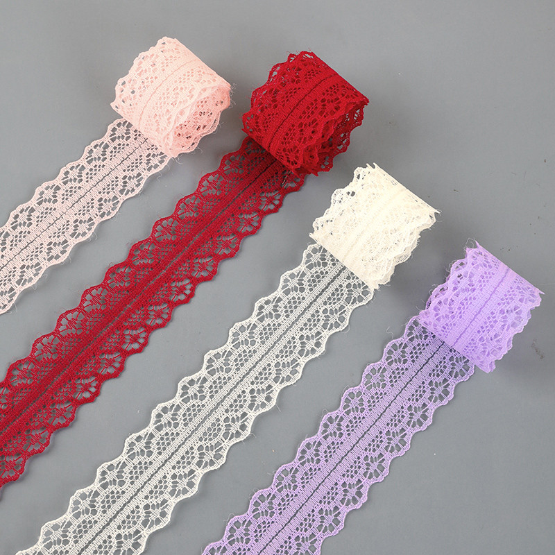 Fita de renda rosa flor frutas fita bolo fita diy fita decorativa fita de embalagem de renda