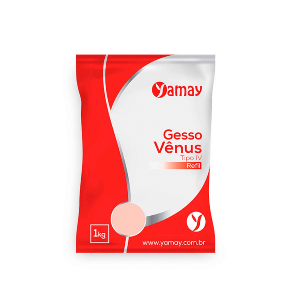 Gesso Pedra Especial Salmão Tipo IV 1kg