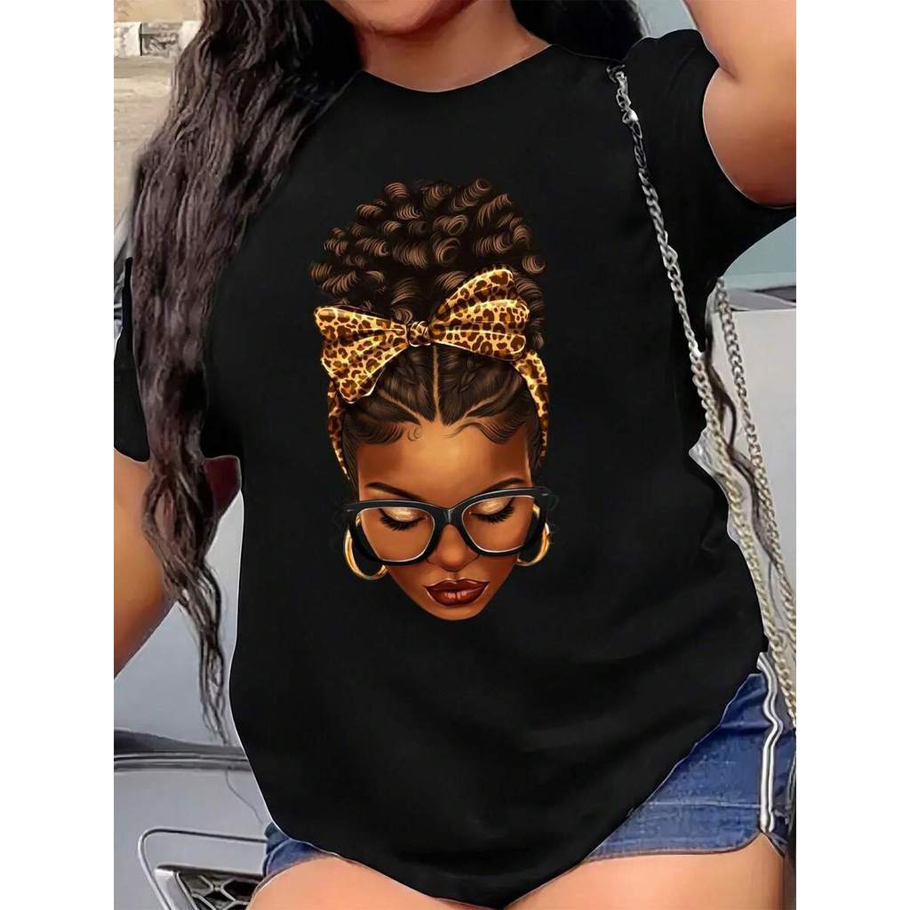 Tshirt Feminina Estilosa Estampada Mulher Emponderada Girl Power Lançamento Camiseta 100% Algodão Camisetão Solta
