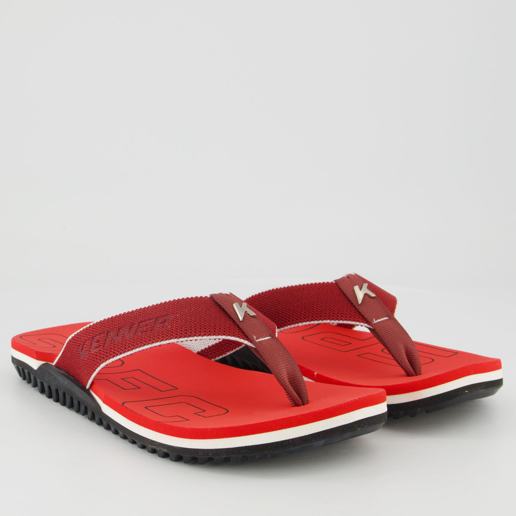 Chinelo Kenner NK6 São Paulo Vermelho — imagem 2 de 2