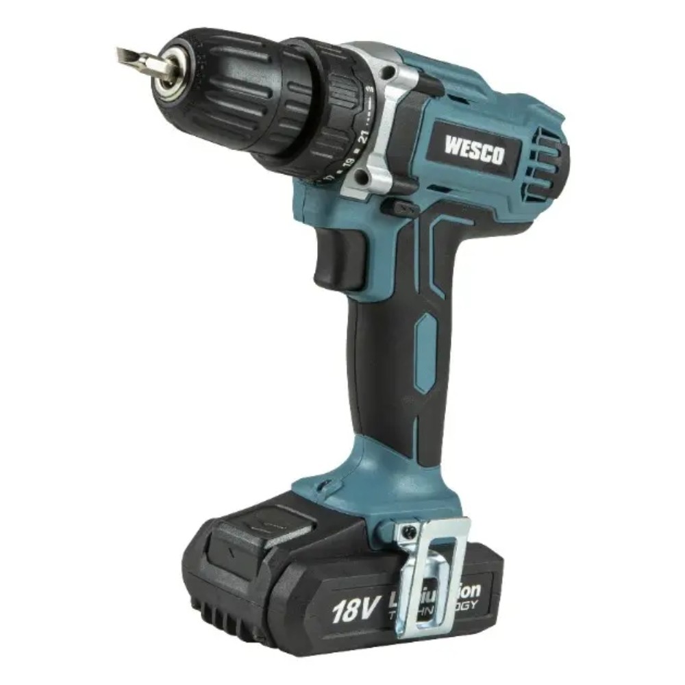 Parafusadeira Furadeira 10mm a Bateria 18V WS2972 Wesco