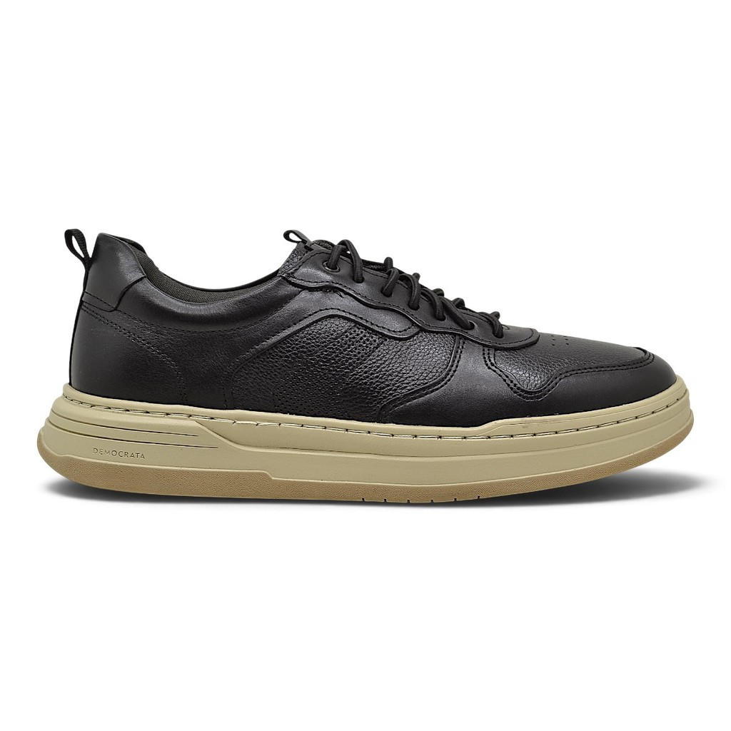 Tenis Democrata Harper Couro Legitimo Confortavel Macio leve