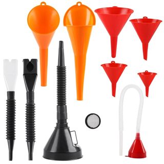 Funil para despejar óleo sem apoio, funil de abastecimento, funil quadrado pequeno, novo modelo com fecho de encaixe, fu