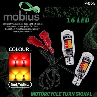 Sinal De Giro MATA LED 16 Olhos , De Motocicleta De Cor Dupla , UNIVERSAL Para Todas As Motocicletas
