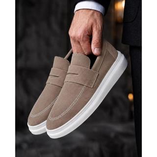 Sapato Oxford Masculino Loafer Mocassim Broge Premium Costurado Sola Alta