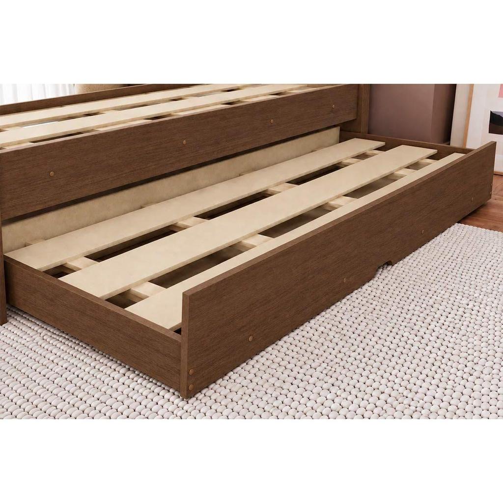 Cama Auxiliar Solteiro Premium II Cacau - Conquista