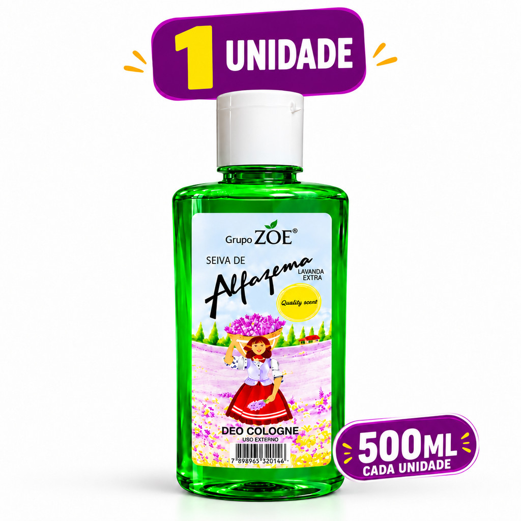 Alfazema seiva 500 ml - unidade