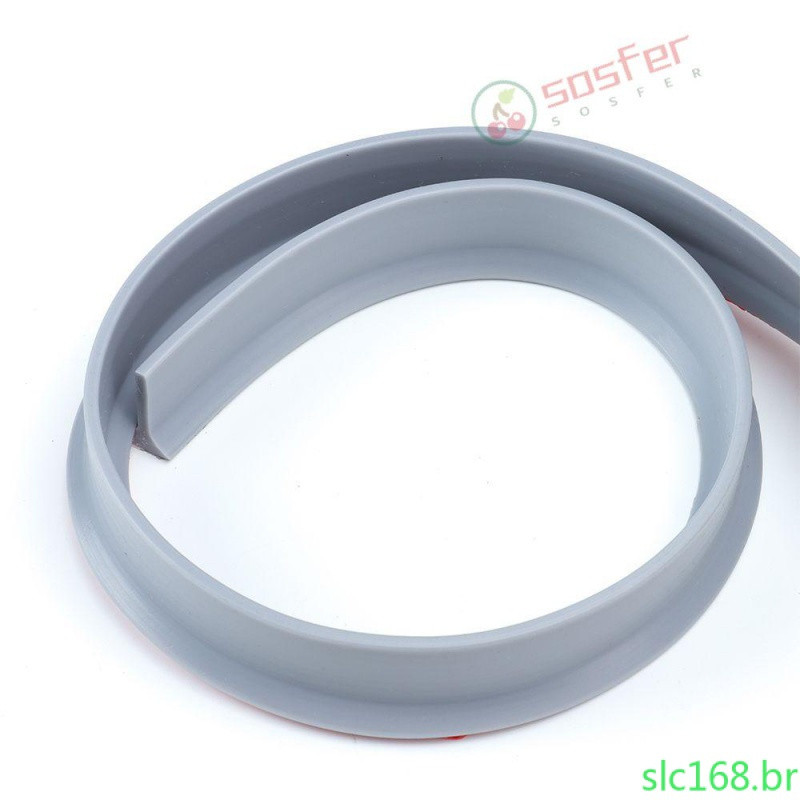 Barreira de Chuveiro de Silicone Antiderrapante para Separação de Áreas Secas e Molhadas, Fita de Vedação Inferior para 