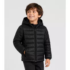 Jaqueta Infantil Meninino Com Capuz Sea Surf Preto