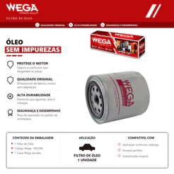 Filtro de Oleo Ford F100 F1000 RANGER – WEGA WO290