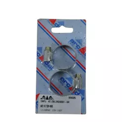 Abraçadeira aço carbono 19 a 27mm para mangueira 3/4pol 2pçs