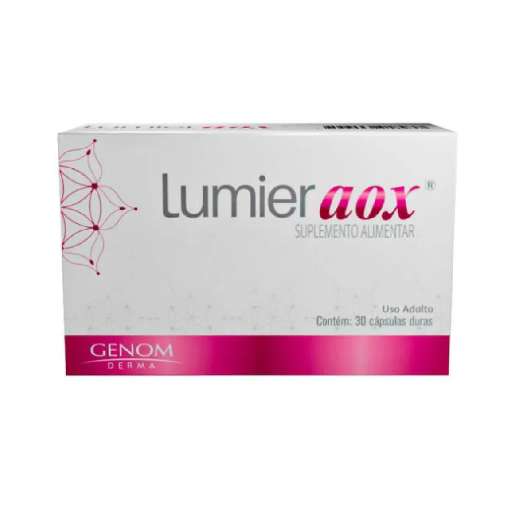 Lumier Aox 30 Cápsulas Suplemento Genom - União Química