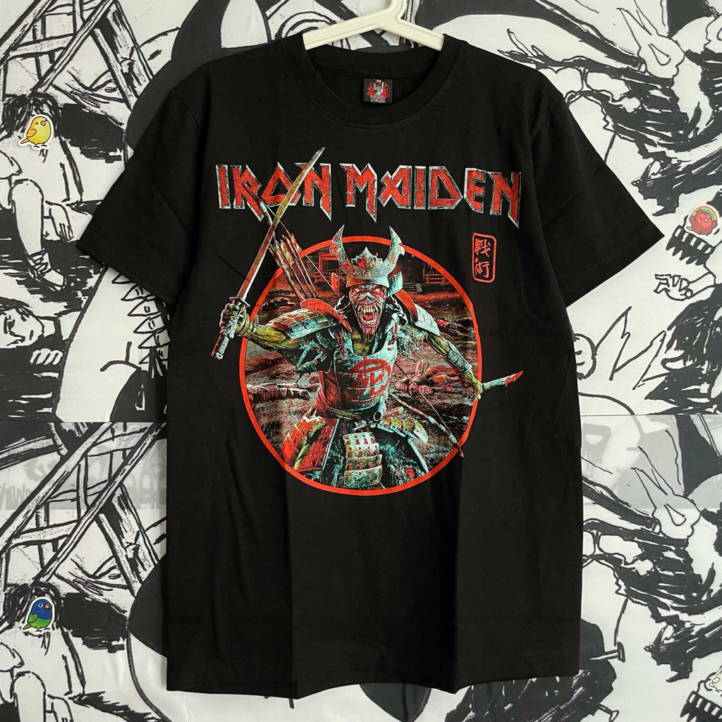 Music.Soul Camiseta Masculina Iron Maiden Eddie Trooper | Estética Heavy Metal Épico | Unissex 100% algodão