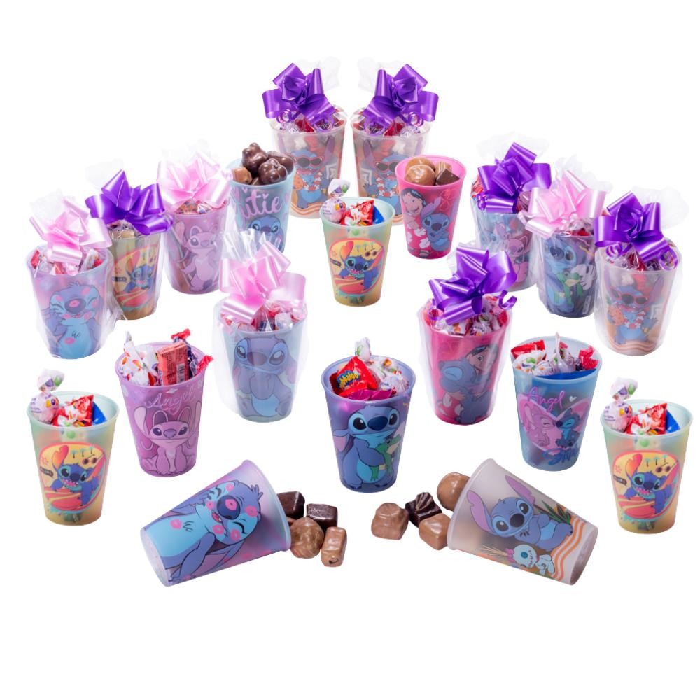 Kit 20 Copos Stitch Páscoa Ovos Caseiros Festa Lembrancinha Brinde Plasútil em Oferta na Shopee