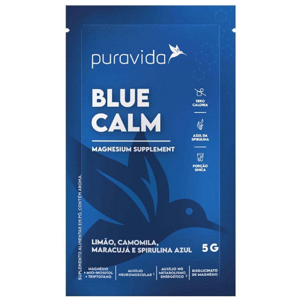 Blue Calm - 1 Sachê de 5g Limão - Puravida
