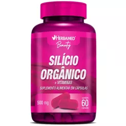Silício Orgânico + Vitaminas - 60 Cápsulas - Herbamed
