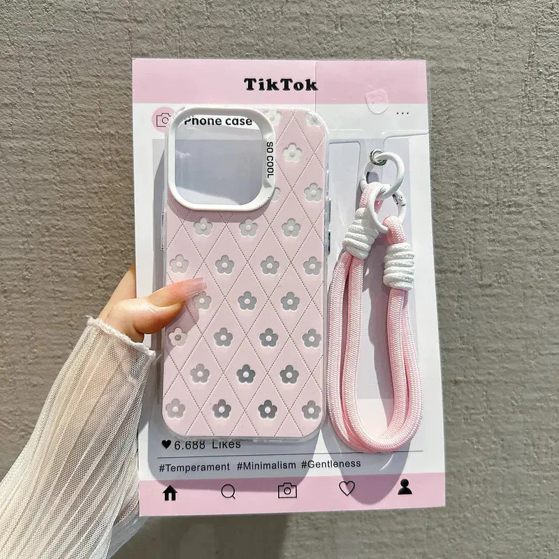 Capinha Capa de Anti queda fosco Estampa rosa oca Aplica-se a IPhone XR 11 12 13 14 15 16 17 PRO MAX 14 15 16 PLUS em Oferta na Shopee
